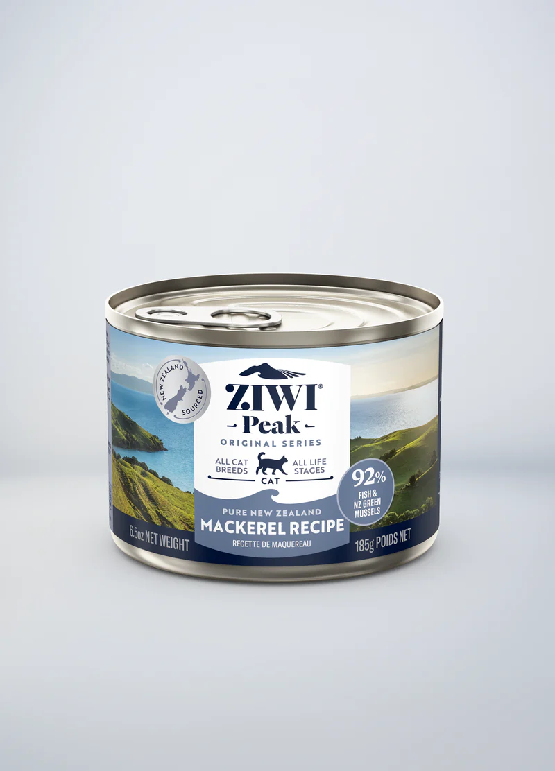 Ziwi Peak Canned Cat Food Mackerel Recipe 185g