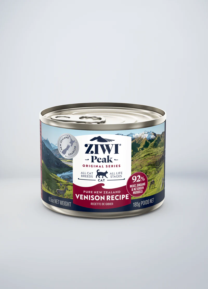 Ziwi Peak Canned Cat Food Venison Recipe 185g